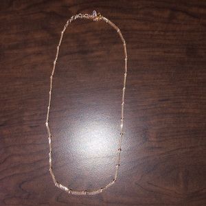 gold necklace